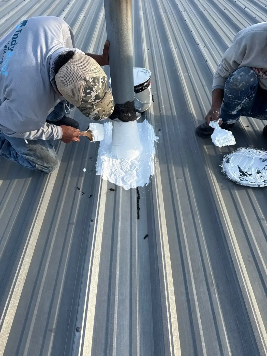 Commercial roof inspection documented in Middletown