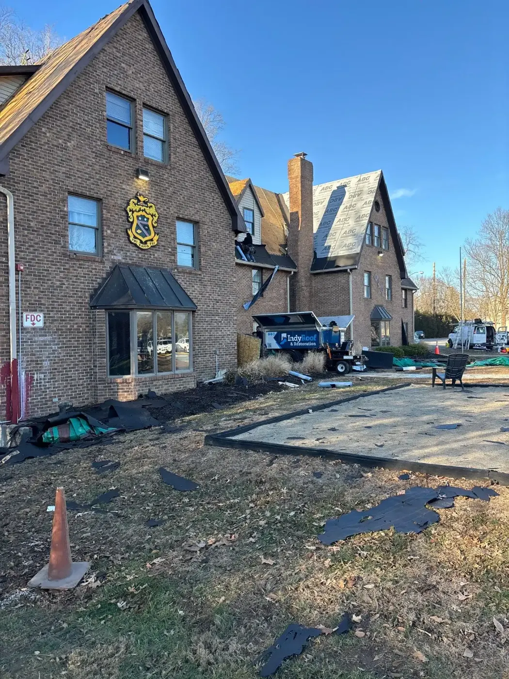 Commercial roof inspection documented in Middletown