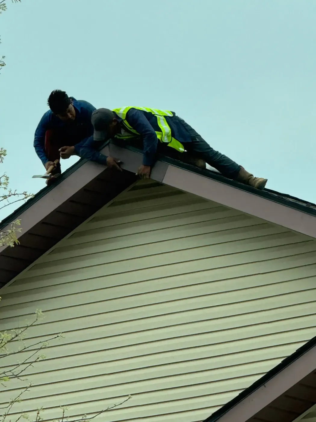Commercial roof inspection documented in Middletown